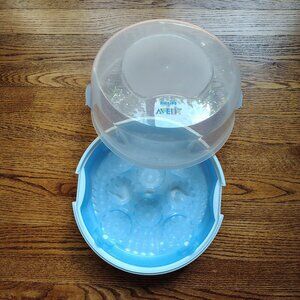 Avent microwave sterilizer for bottles and breastfeeding equipment